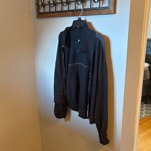 FP Movement by Free People Black Zip-Up Hoodie